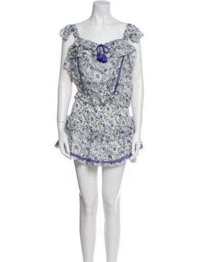 Pre-owned Saylor Floral Print Skirt Set W/ Tags In Multi