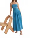 Saylor Florence Dress In Blue In Blue