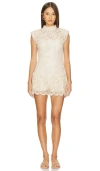 Saylor Gabi Romper In Cream