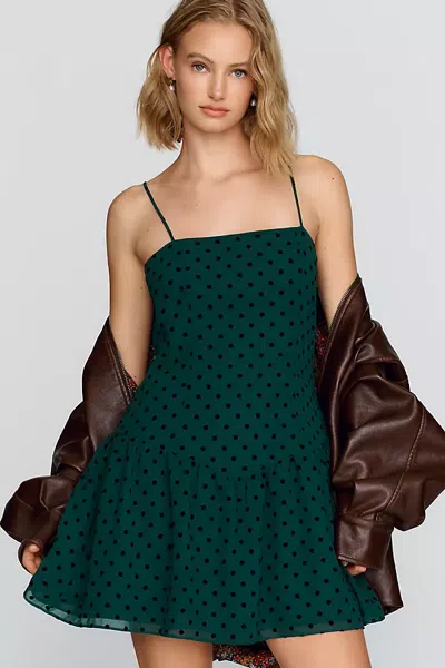 Saylor Gabrielle Mini Dress In Green