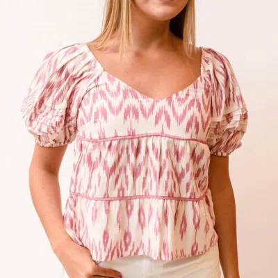 Saylor Inka Blouse In Pink