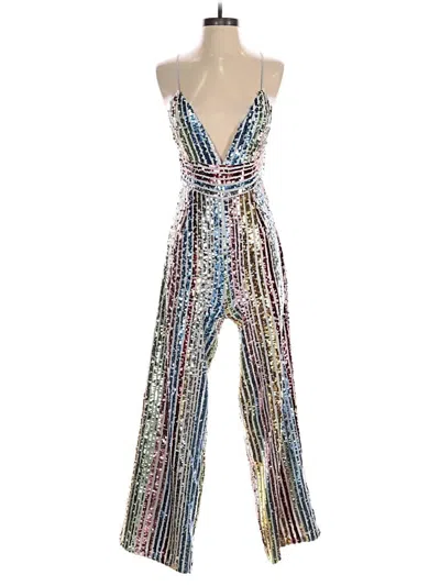 Pre-owned Saylor Jumpsuit In Blue