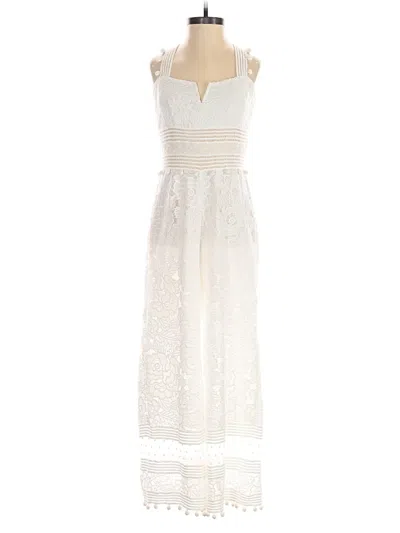 Pre-owned Saylor Jumpsuit In Ivory