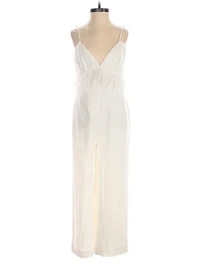 Pre-owned Saylor Jumpsuit In Ivory