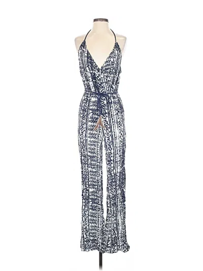 Pre-owned Saylor Jumpsuit In White