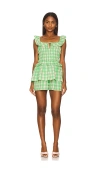 Saylor Kasia Romper In Green