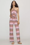 Saylor Keegan Crochet Jumpsuit In Pink