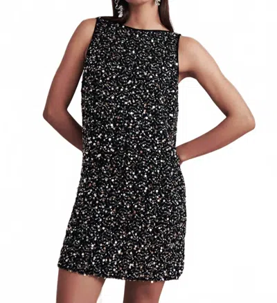 Saylor Kit Mini Dress In Black