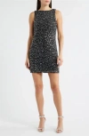 Saylor Kit Sequin Cocktail Minidress In Multi