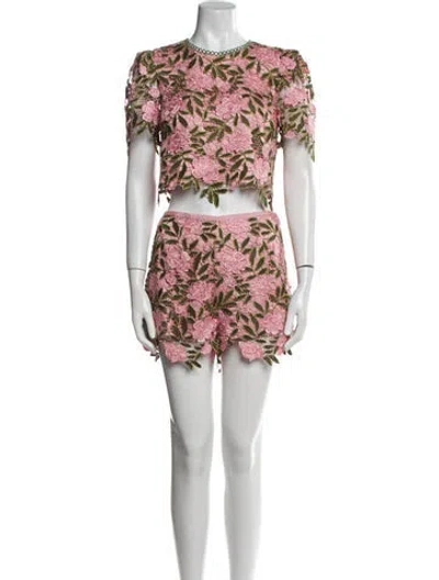 Pre-owned Saylor Lace Pattern Set In Multi