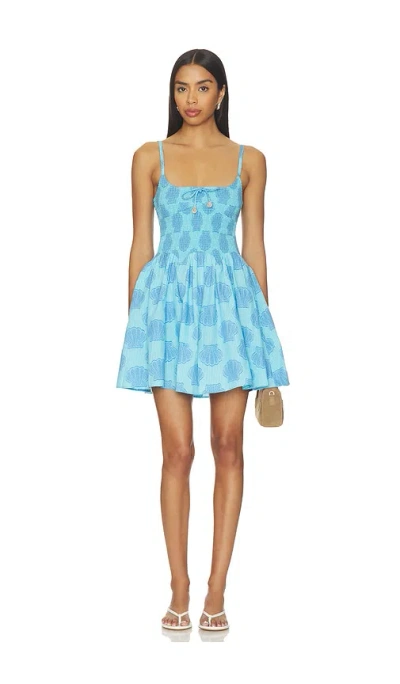 Saylor Lapis Dress In Blue