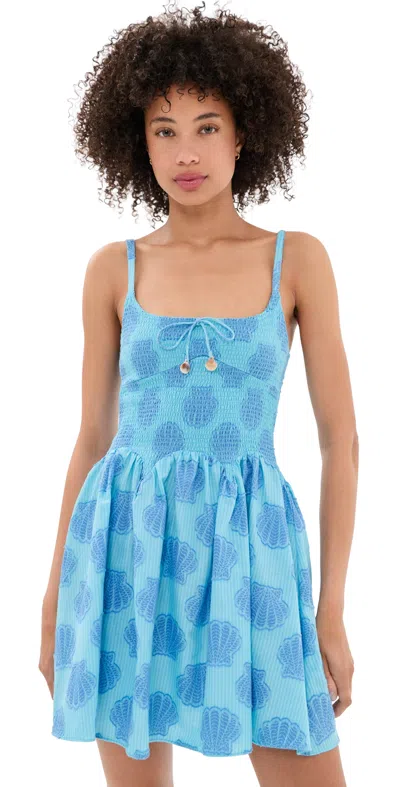 Saylor Lapis Mini Dress Blue Multi