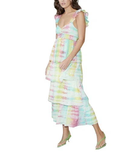 Saylor Leola Midi Dress In Multi