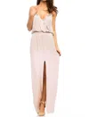 Saylor Lilith Beaded Maxi Dress In Blush In Neutral