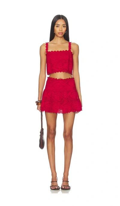 Saylor Mariposa Set In Red