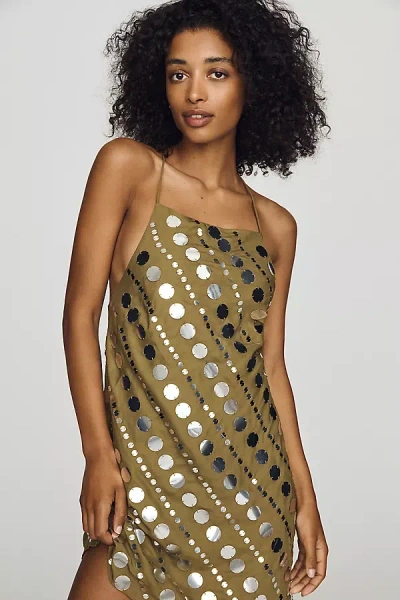 Saylor Marlon Mini Dress In Green