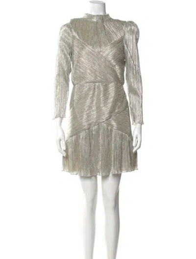 Pre-owned Saylor Mock Neck Mini Dress