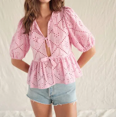 Saylor Naomie Top In Pink