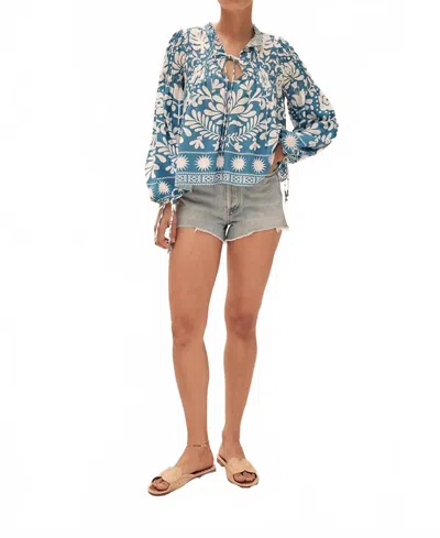 SAYLOR ORLAGH TOP IN BLUE