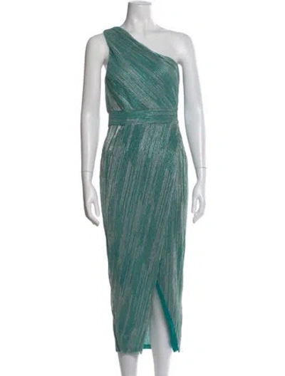 Pre-owned Saylor Printed Midi Length Dress