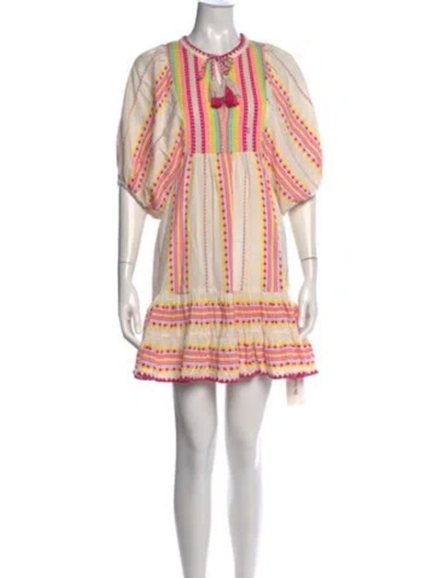 Pre-owned Saylor Printed Mini Dress In Multi
