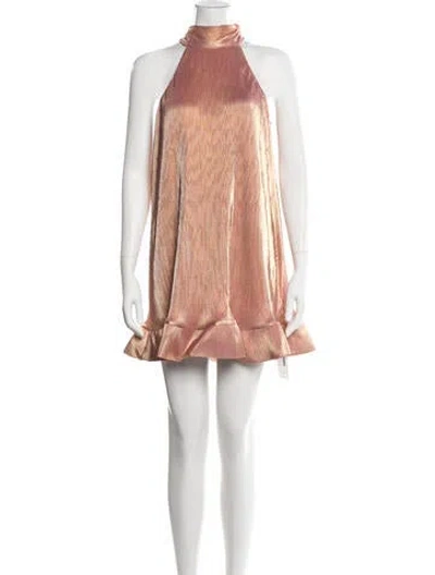 Pre-owned Saylor Printed Mini Dress In Multicolor