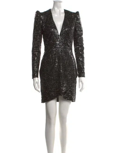 Pre-owned Saylor Printed Mini Dress W/ Tags In Multi