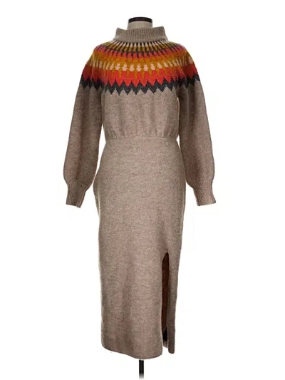 Pre-owned Saylor Pullover Sweater In Brown