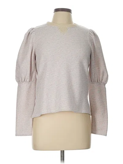 Pre-owned Saylor Pullover Sweater In Silver