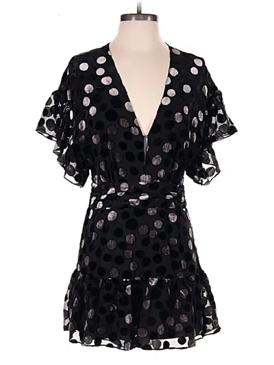 Pre-owned Saylor Romper In Black
