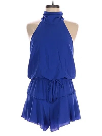 Pre-owned Saylor Romper In Blue