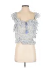 Saylor Sleeveless Blouse In Blue