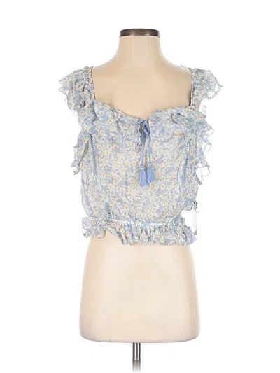 Saylor Sleeveless Blouse In Blue