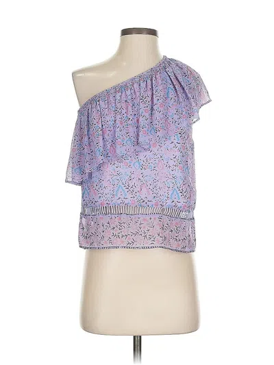 Pre-owned Saylor Sleeveless Blouse In Purple