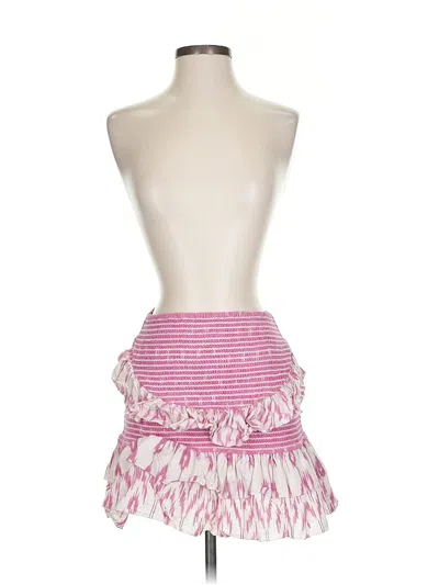 Pre-owned Saylor Sleeveless Top Pink Strapless Neckline Tops