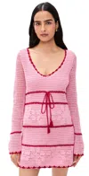 Saylor Stephanie Dress In Pink
