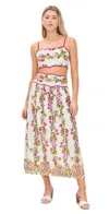 Saylor Tashi Floral Skirt Set Multi In Multi