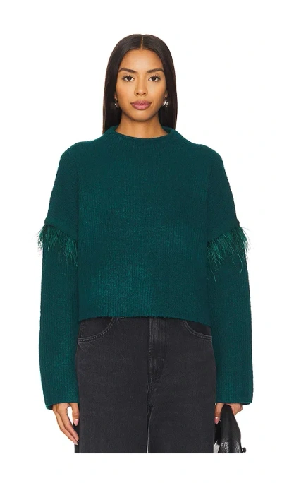 Saylor Tora Sweater In Evergreen