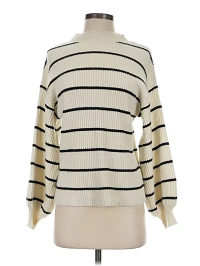 Pre-owned Saylor Turtleneck Sweater In Ivory