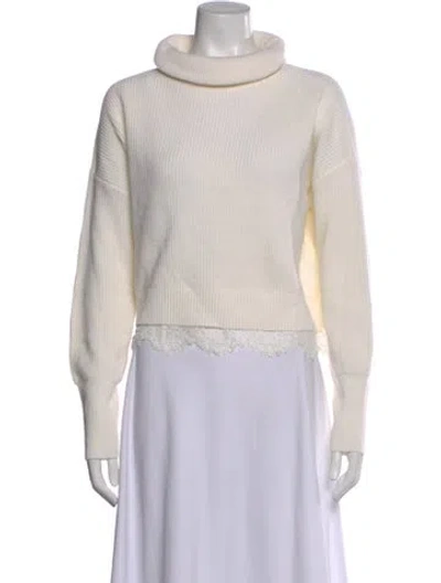 Pre-owned Saylor Turtleneck Sweater In Neutral
