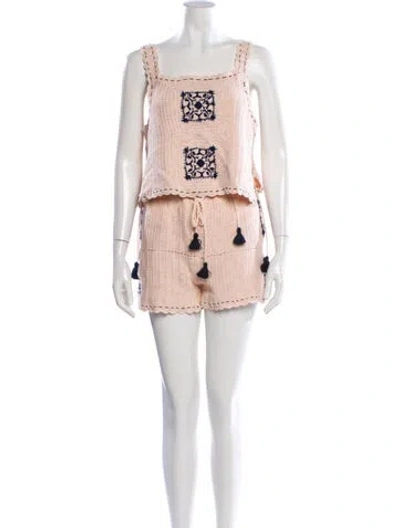 Pre-owned Saylor Tweed Pattern Short Set In Multi