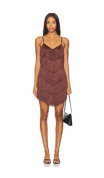 Saylor Twila Dress In Chocolate