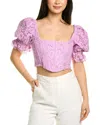 Saylor Xander Top In Purple