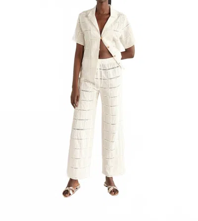 Saylor Yana Set In White In Animal Print