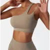 Saysilk Gabriella Asymmetric Sports Bra In Oat In Brown