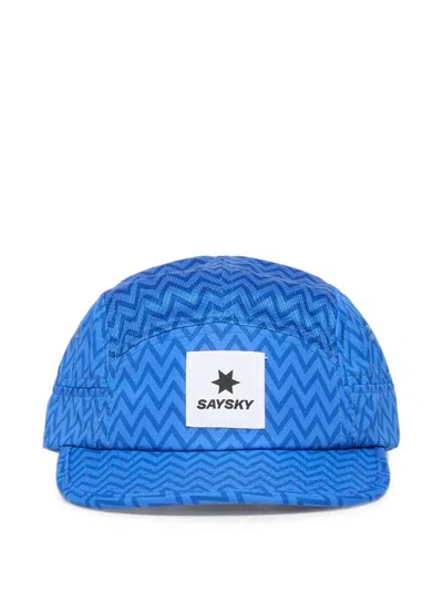 Saysky Combat Zigzag-print Cap In Neutral