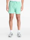 Saysky Elasticated-waistband Mesh-panel Shorts In Blue