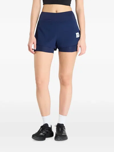Saysky Pace 2-in-1 Shorts In Blue