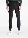 Saysky Pace Zip-pocket Elastic-waistband Track Pants In Black