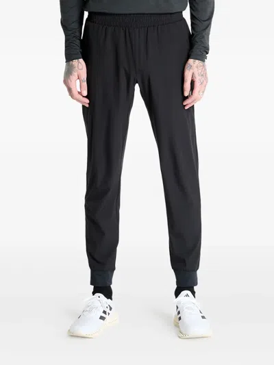 Saysky Pace Zip-pocket Elastic-waistband Track Pants In Black